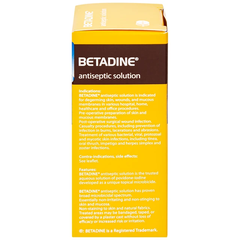 Dung dịch Betadine 10% sát khuẩn da và niêm mạc (hộp 1 chai x 30ml)