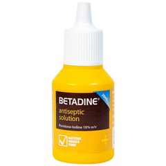 Dung dịch Betadine 10% sát khuẩn da và niêm mạc (hộp 1 chai x 30ml)