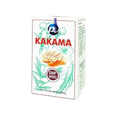 Viên nén Kakama điều trị thiểu năng tuần hoàn não, ứ huyết, đau đầu (hộp 1 lọ x 60 viên)