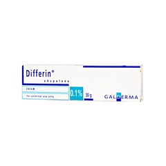Kem Differin Galderma điều trị mụn trứng cá (hộp 1 tuýp x 30g)