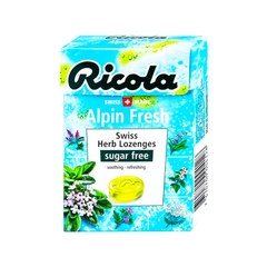Kẹo ngậm thảo mộc Ricola Alpin Fresh không đường (hộp 40g)