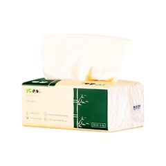 Giấy ăn lụa Ycool khăn giấy rút đa năng (gói 300 tờ 4 lớp)