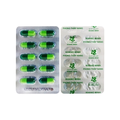 Thuốc Khang Minh Phong Thấp Nang điều trị phong thấp, viêm khớp (hộp 10 vỉ x 10 viên)
