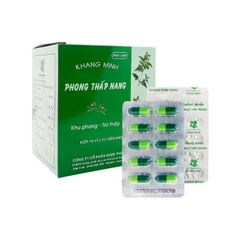 Thuốc Khang Minh Phong Thấp Nang điều trị phong thấp, viêm khớp (hộp 10 vỉ x 10 viên)