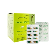 Thuốc Khang Minh Thanh Huyết hỗ trợ chức năng gan, giải độc, chống dị ứng (hộp 10 vỉ x 10 viên)