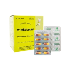 Thuốc Tỷ Viêm Nang Khang Minh điều trị viêm xoang, viêm mũi dị ứng (hộp 1 lọ x 60 viên)