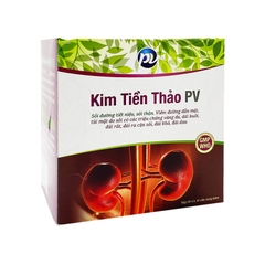 Thuốc Kim tiền thảo PV điều trị sỏi tiết niệu, sỏi thận (hộp 10 vỉ x 10 viên)