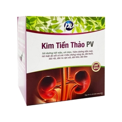 Thuốc Kim tiền thảo PV điều trị sỏi tiết niệu, sỏi thận (hộp 10 vỉ x 10 viên)