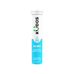Viên sủi Kudos Balance bổ sung vitamin và magnesi cho cơ thể (tuýp 20 viên)