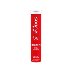 Viên sủi KUDOS Immunity - Extra Strength hỗ trợ tăng cường sức đề kháng (tuýp 20 viên)