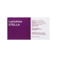 Dung dịch uống Lactulose Stella điều trị táo bón, các bệnh não do gan (hộp 20 gói x 15ml)