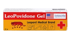Gel LeoPovidone 2g diệt khuẩn, sát trùng ngoài da (hộp 1 x tuýp 20g)