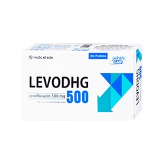 Thuốc LevoDHG 500 điều trị nhiễm khuẩn (hộp 3 vỉ x 10 viên)