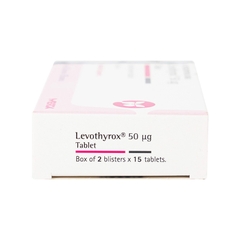 Thuốc Levothyrox 50µg điều trị bướu giáp, suy giáp (hộp 2 vỉ x 15 viên)