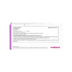 Thuốc Levothyrox 75µg điều trị bướu giáp đơn thuần lành tính (hộp 2 vỉ x 15 viên)