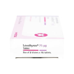 Thuốc Levothyrox 75µg điều trị bướu giáp đơn thuần lành tính (hộp 2 vỉ x 15 viên)