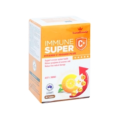Viên nhai Lunarosaq Immune Super C+ hỗ trợ tăng cường sức đề kháng (hộp 1 chai x 60 viên)
