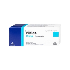 Thuốc Lyrica 75mg điều trị động kinh, đau dây thần kinh (hộp 4 vỉ x 14 viên)