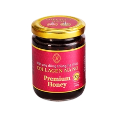 Mật Ong Đông Trùng Hạ Thảo Collagen Nano hỗ trợ làm đẹp da, chống lão hóa (hộp 1 chai x 240g)