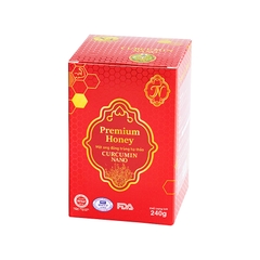 Mật Ong Đông Trùng Hạ Thảo Curcumin Nano hỗ trợ viêm dạ dày, tá tràng (hộp 1 chai x 240g)