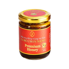 Mật Ong Đông Trùng Hạ Thảo Curcumin Nano hỗ trợ viêm dạ dày, tá tràng (hộp 1 chai x 240g)