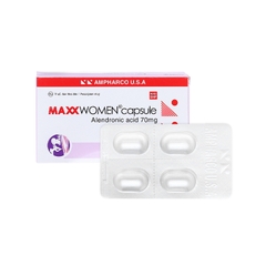 Thuốc Maxxwomen capsule điều trị loãng xương (hộp 1 vỉ x 4 viên)