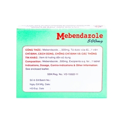 Mebendazole 500mg Mekophar (H1V)