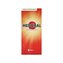 Dung dịch súc miệng Medoral điều trị và ngăn ngừa viêm họng, sát khuẩn răng miệng (chai 250ml))