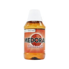 Dung dịch súc miệng Medoral điều trị và ngăn ngừa viêm họng, sát khuẩn răng miệng (chai 250ml))