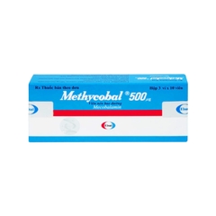 Viên nén Methycobal 500µg điều trị bệnh lý thần kinh ngoại biên (hộp 3 vỉ x 10 viên)