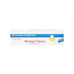 Gel bôi Metrogyl Denta điều trị các bệnh nha chu (hộp 1 tuýp x 10g)