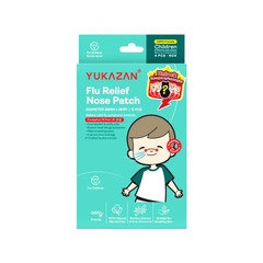 Miếng dán giảm cảm cúm cho trẻ em Yukazan (hộp 6 miếng)