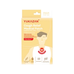Miếng dán giảm ho người lớn Yukazan (hộp 6 miếng)