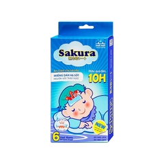 Miếng dán Sakura hạ sốt, giảm đau (hộp 3 gói x 2 miếng)