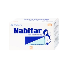 Thuốc bột Nabifar vệ sinh phụ nữ, khử mùi hôi (hộp 10 gói)