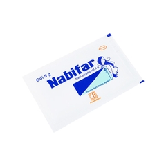 Thuốc bột Nabifar vệ sinh phụ nữ, khử mùi hôi (hộp 10 gói)
