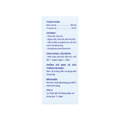 Thuốc Natri clorid 0.9% Bidiphar vệ sinh mắt, nhỏ mũi  (chai 10ml)