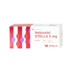 Thuốc Nebivolol 5mg Stella điều trị tăng huyết áp (hộp 5 vỉ x 10 viên)