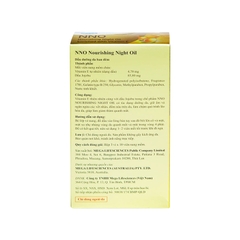 Dầu dưỡng da ban đêm NNO Nourishing Night Oil giúp dưỡng ẩm, phục hồi da (hộp 3 vỉ x 10 viên)