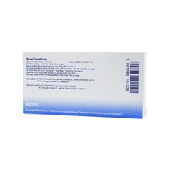 Thuốc No-Spa Forte 80mg điều trị co thắt cơ trơn tiêu hóa (hộp 2 vỉ x 10 viên)