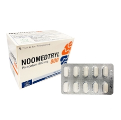 Thuốc Noomedtryl 800 điều trị rung giật cơ có nguồn gốc vỏ não (hộp 10 vỉ x 10 viên)