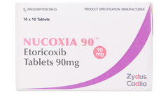 Thuốc Nucoxia 90mg giảm đau, kháng viêm xương khớp (hộp 10 vỉ x 10 viên)