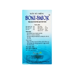 Nước súc miệng cai thuốc lá Boni-Smok (chai 250ml)