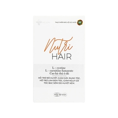 Viên uống Nutri Hair bổ huyết, giảm gãy, rụng tóc (hộp 30 viên)