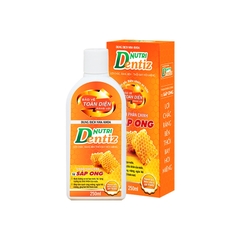 Dung dịch nha khoa NutriDentiz giảm sâu răng, nhiệt miệng (chai 250ml)
