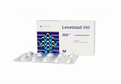 Thuốc Levetstad 500 điều trị động kinh (hộp 3 vỉ x 10 viên)