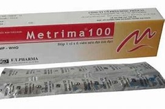 Viên đặt âm đạo Metrima 100 điều trị nấm candida (hộp 1 vỉ x 6 viên)