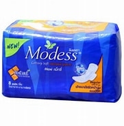 Băng vệ sinh Modess siêu mềm loại dày (gói 8 miếng)