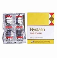 Viên đặt âm đạo Nystatin 100.000 I.U điều trị nhiễm nấm âm hộ, âm đạo (hộp 1 vỉ x 12 viên)