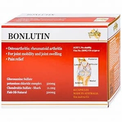Thuốc Bonlutin giảm triệu chứng thoái hóa khớp gối (hộp 4 vỉ x 15 viên)